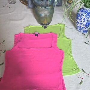 Victoria's Secret Moda Cropped Tops w/ Square Neck (2)